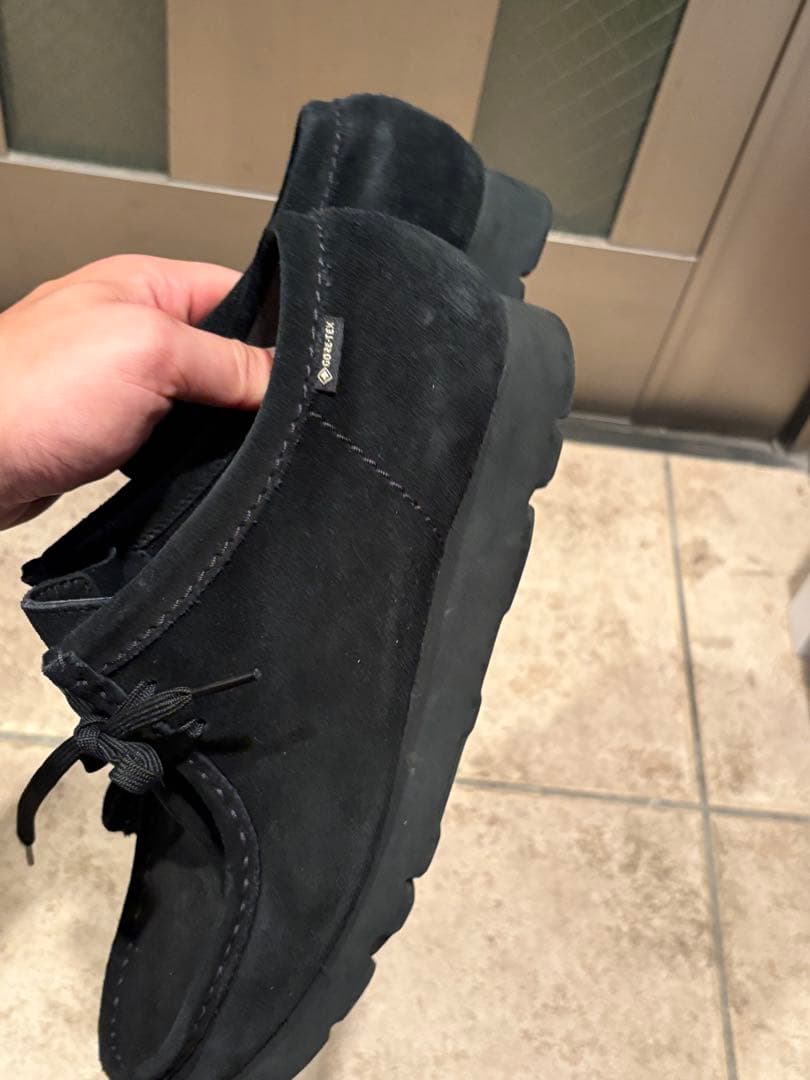 Clarks Wallabee GTX ブラック 8.5