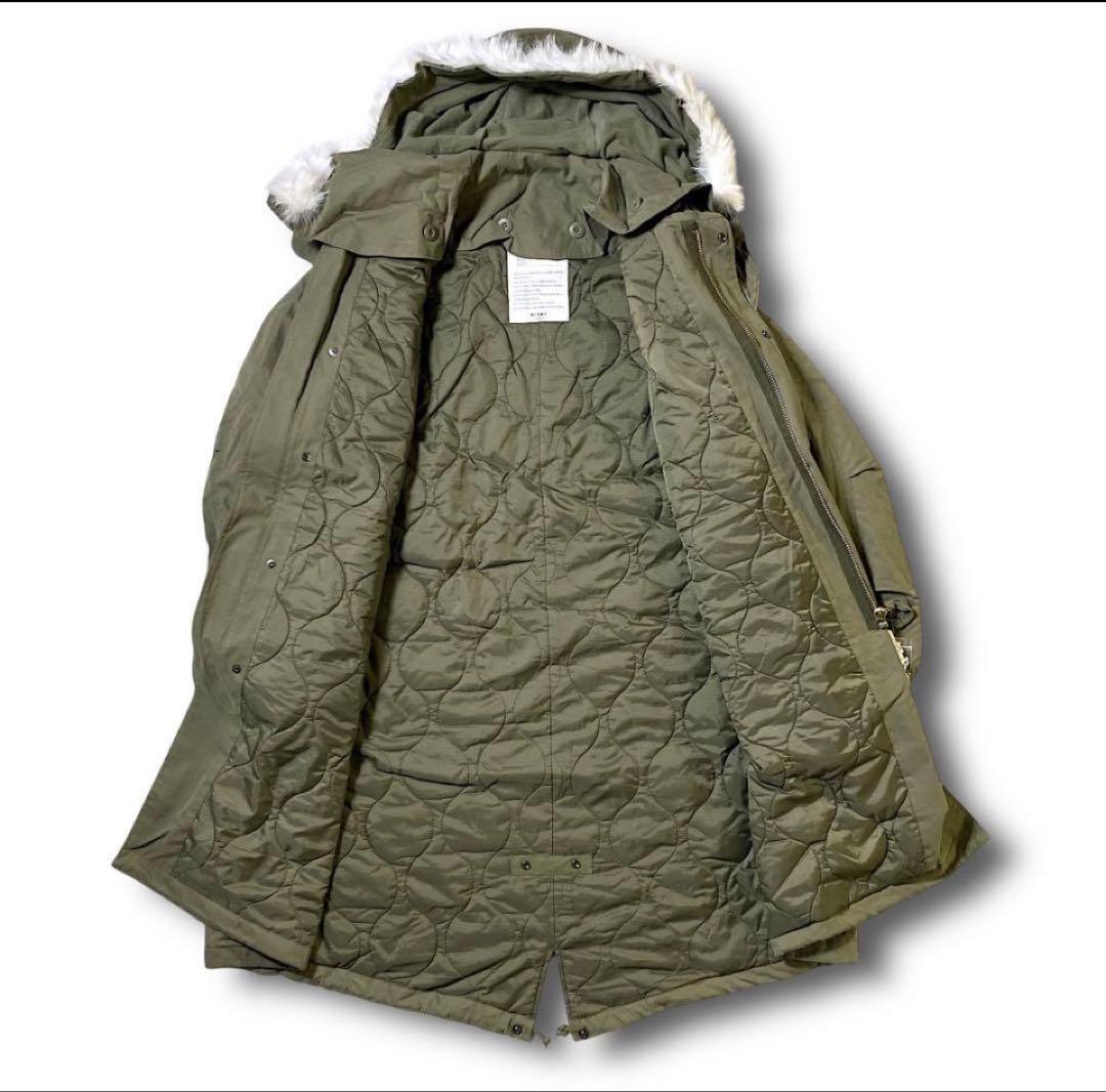 【お値下げ中】 BEAMS HEART MEN 新品フード付モッズコート　S