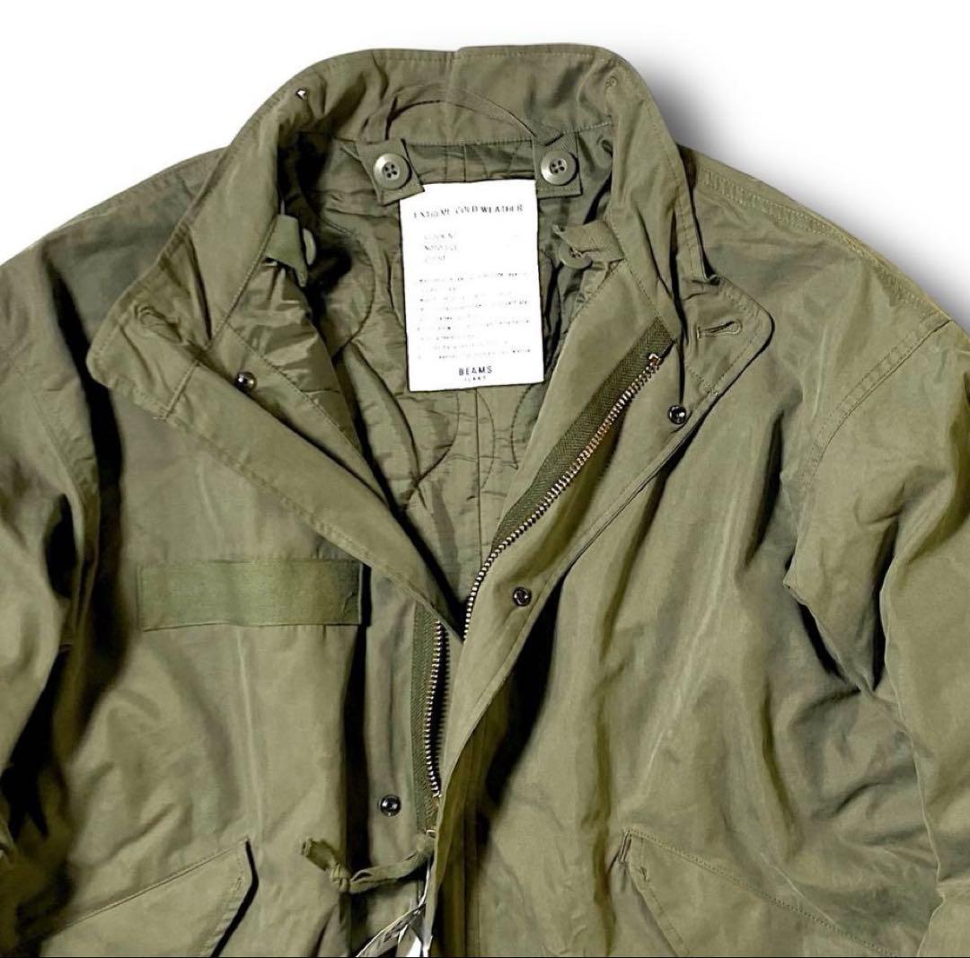 【お値下げ中】 BEAMS HEART MEN 新品フード付モッズコート　S