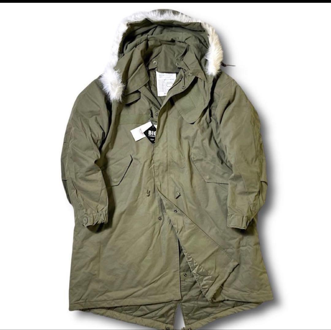 【お値下げ中】 BEAMS HEART MEN 新品フード付モッズコート　S