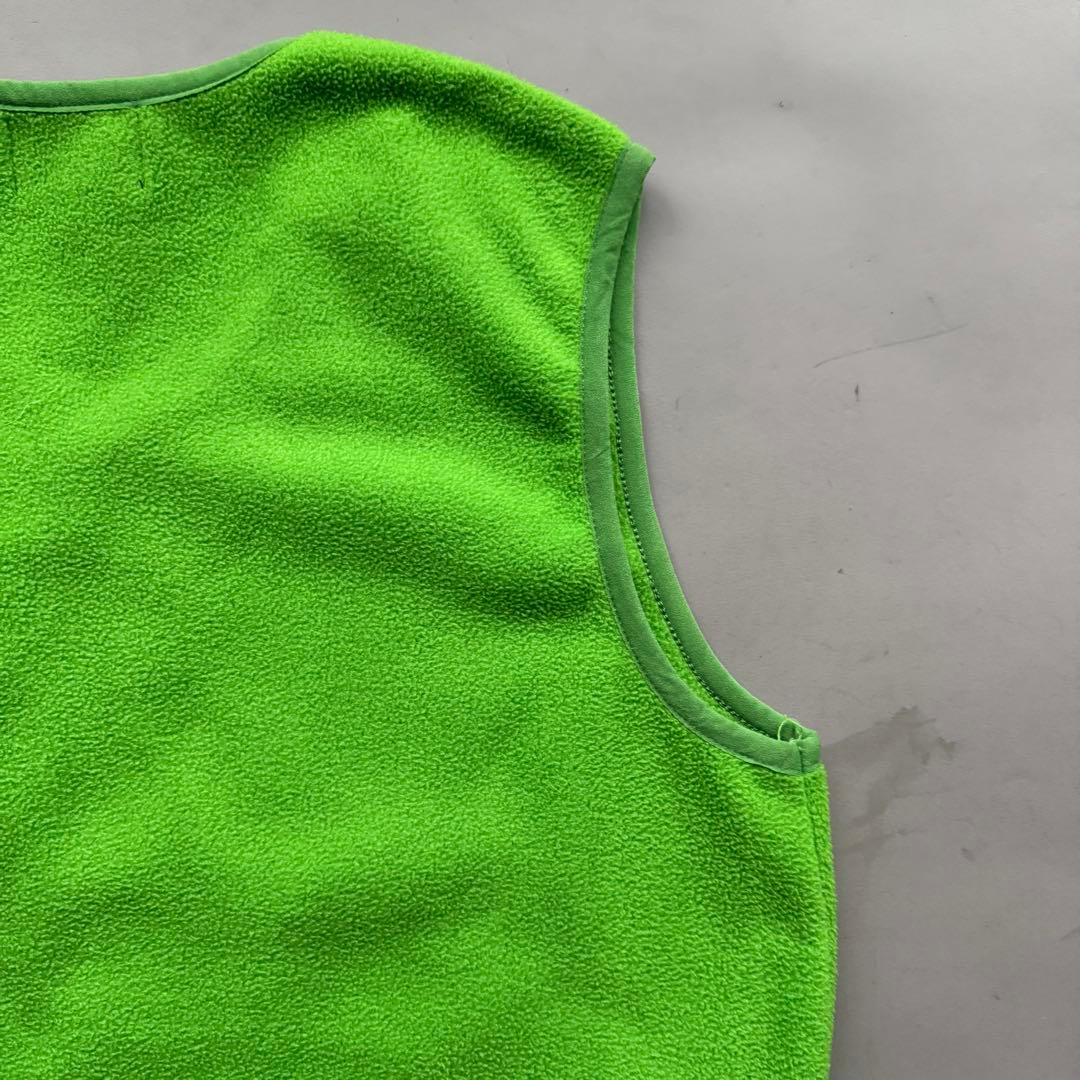 STUSSY TEMPO LAYER VEST フリースベスト ライムグリーン