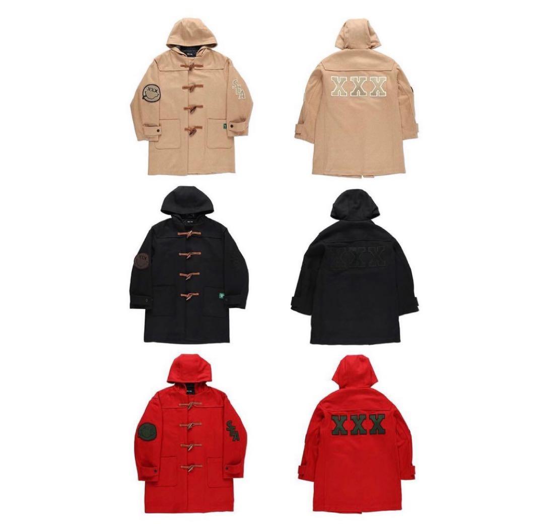 WIND AND SEA × GODSELECTION XXX コート レッド