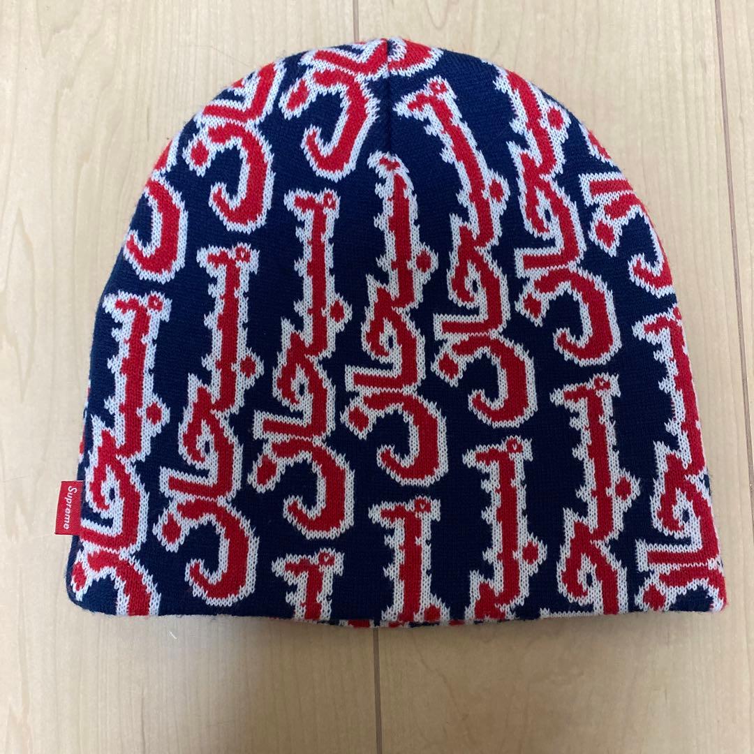 Supreme ロゴニットビーニー　花崎tcgショップ
