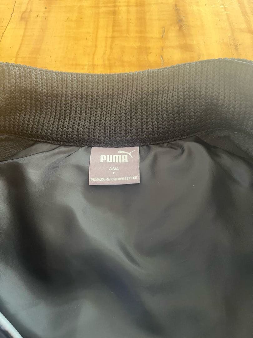 PUMA ジャケット Lサイズ 黒 メンズ ゴルフ ウェア アウター ジャンパー