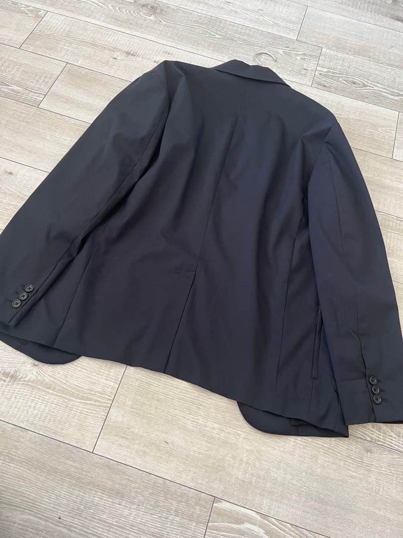 【WWS】セットアップ　スーツ ダークネイビー　L テーラードジャケット　パンツ