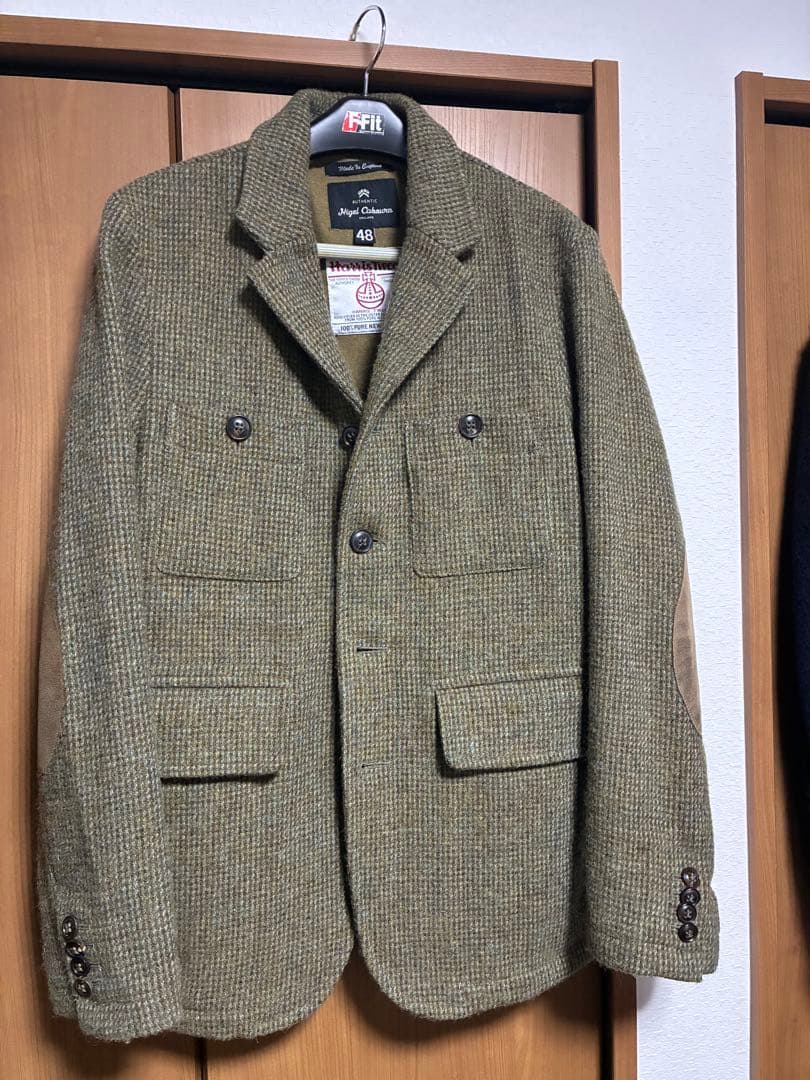 ア*オ様 Nigel Cabourn Harris Tweed ジャケット 48