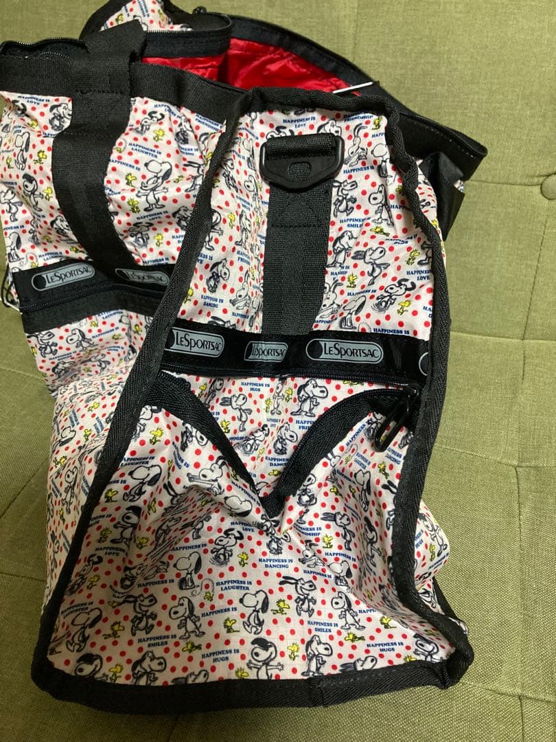 八咫烏LeSportsac スヌーピー PEANUTS ボストンバッグ