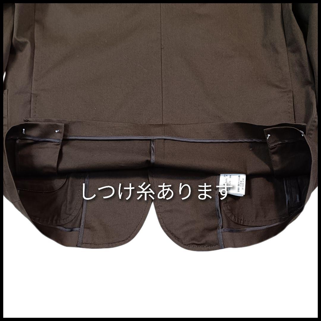 新品未使用 【HILTON】 ヒルトン テーラードジャケット 本切羽 茶 2L