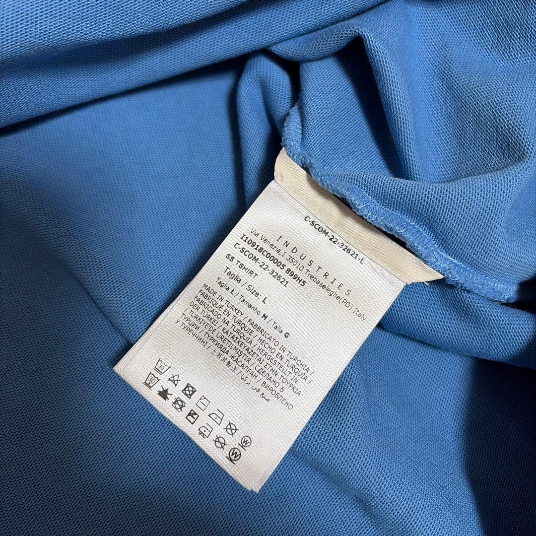 Moncler 青 刺繍ロゴ Tシャツ