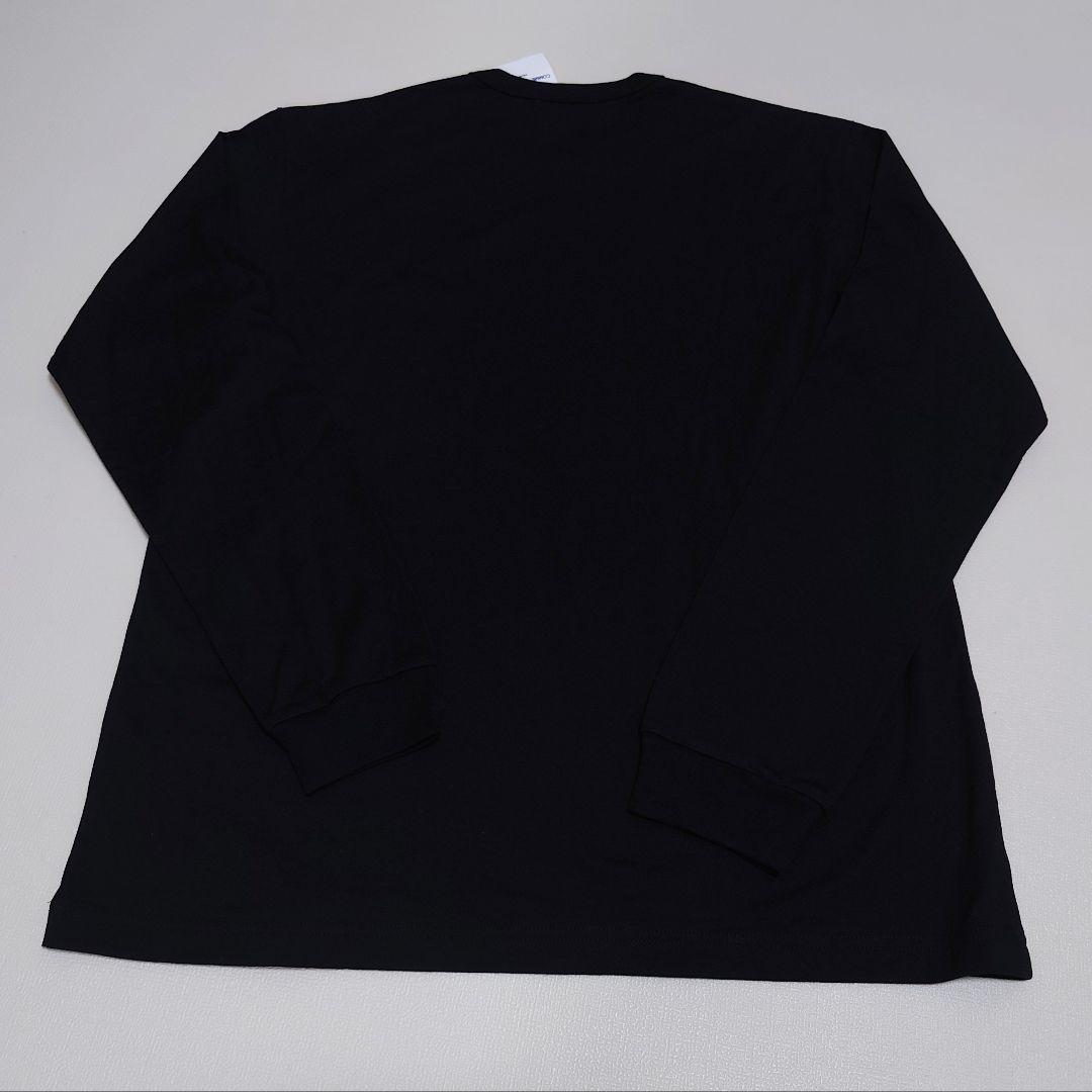 【新品】コムデギャルソンオム　ロゴポケットＴシャツ　HN-T102　L　ブラック