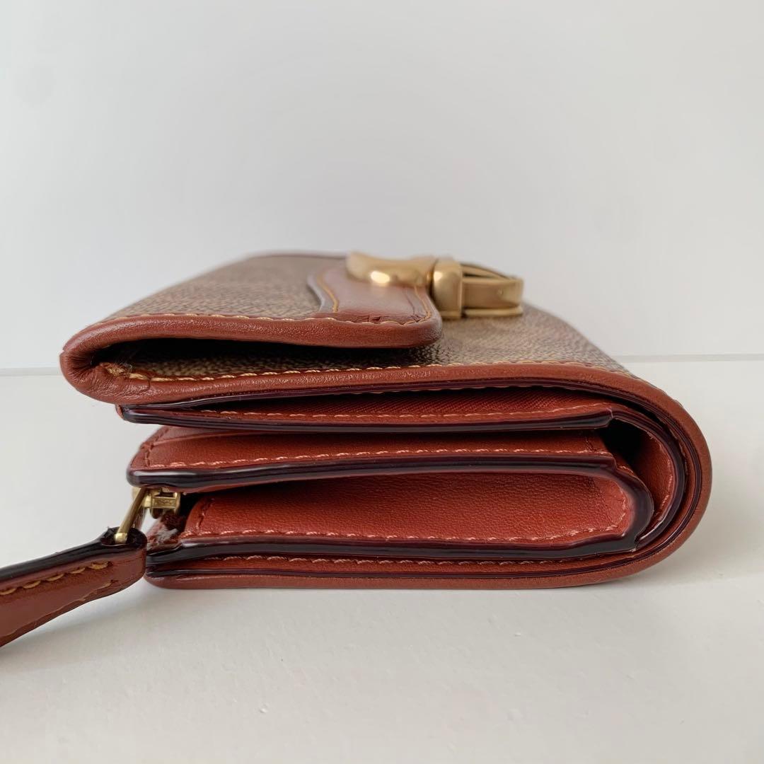 【COACH】コーチ　ストゥディオ ミディアム ウォレット 二つ折り財布　茶色