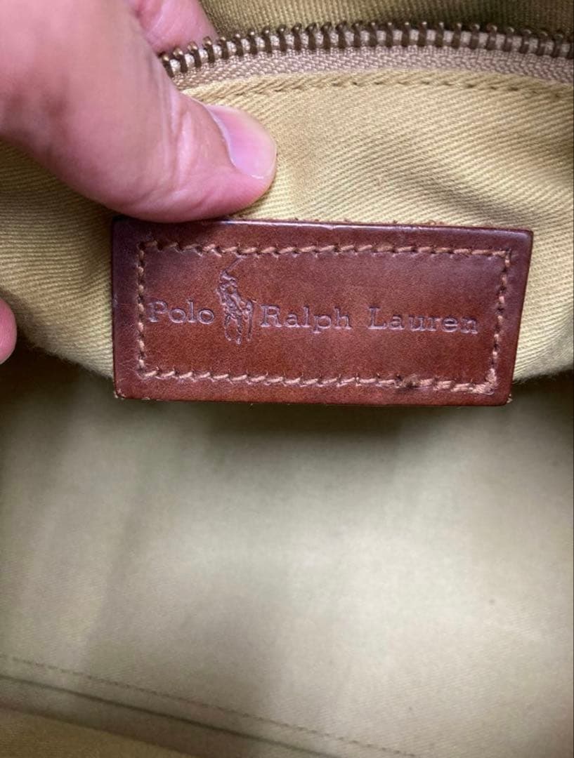 【最終値下げ】美品POLO RALPH LAUREN ミニボストンバッグ