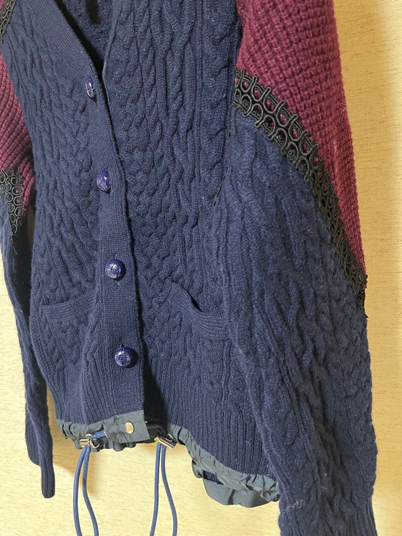 サカイ　カーディガン　ジャケット