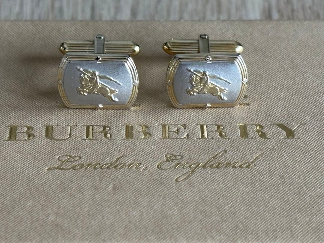 BURBERRY スターリングシルバー製カフリンクス※付属品無し