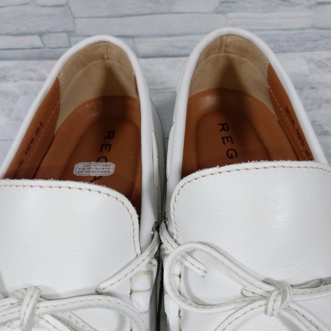 美品✨️REGAL リーガル　【25.5】デッキシューズ　55PR ホワイト