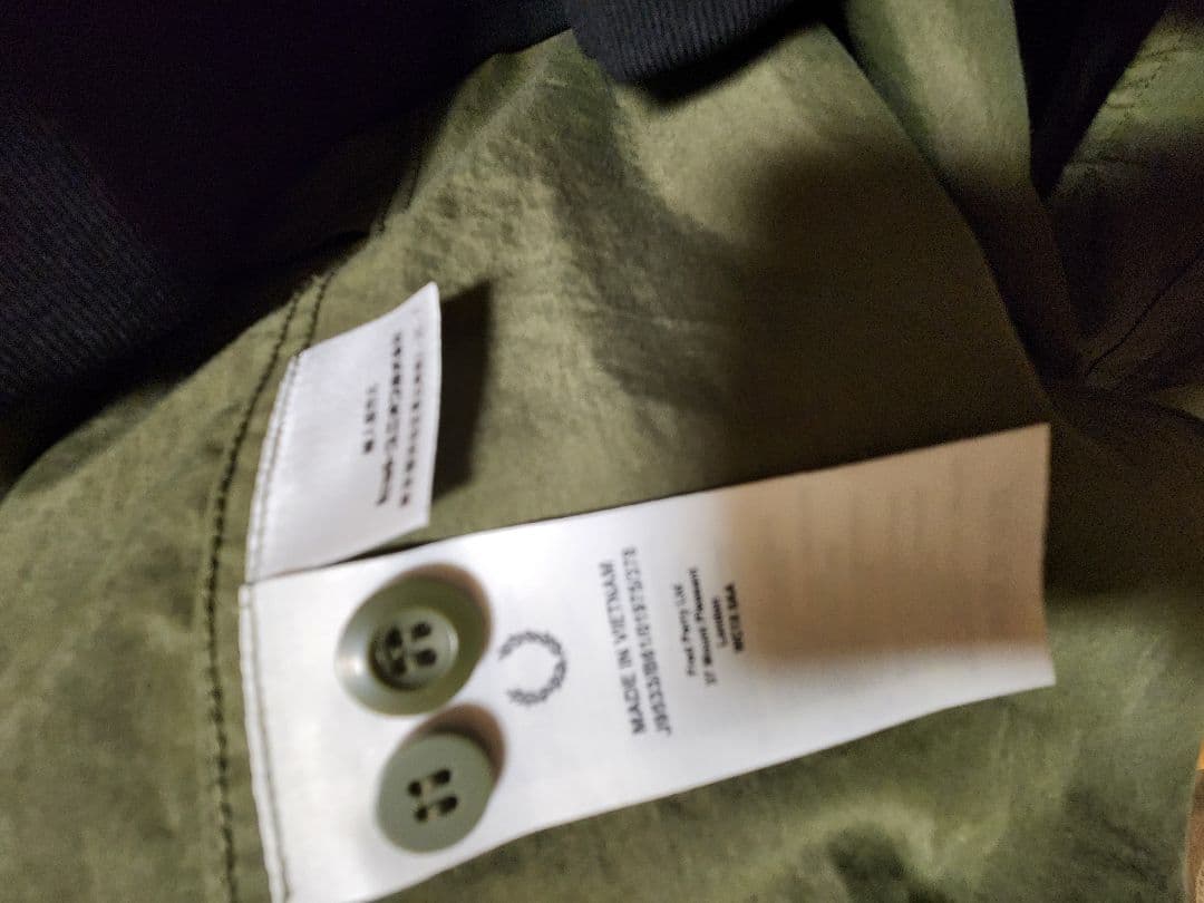 モン。Fred Perry オリーブ色 モッズコート