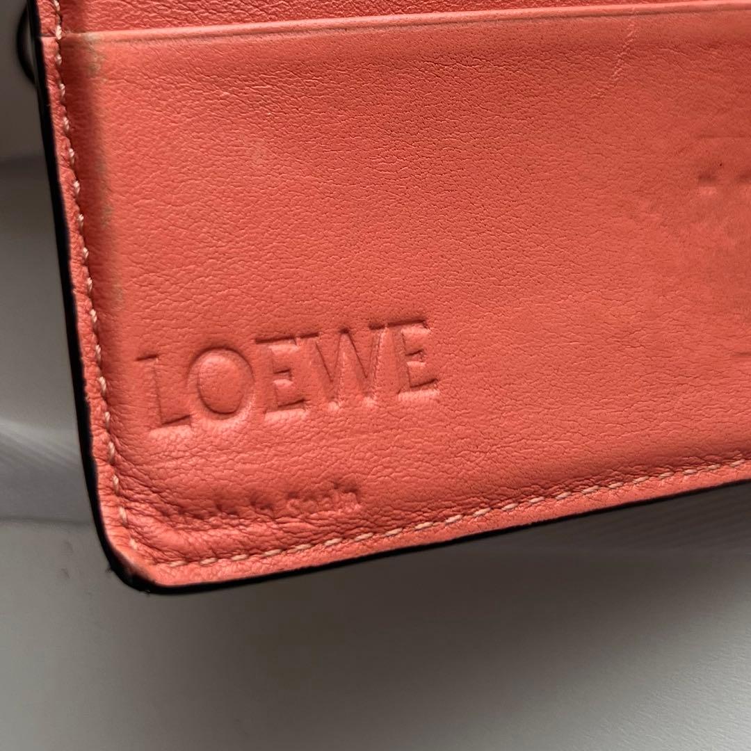 118 美品 LOEWE ロエベ 2つ折り財布