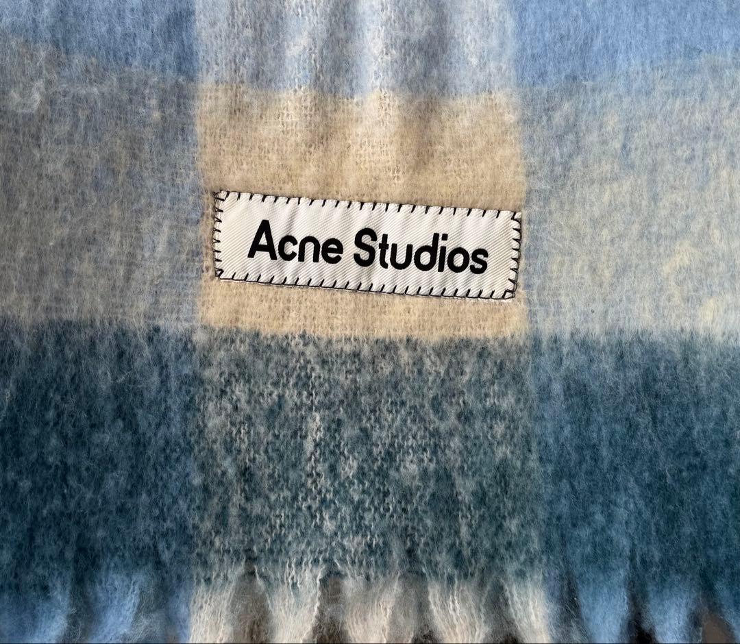 Acne Studios マフラーモヘアチェック