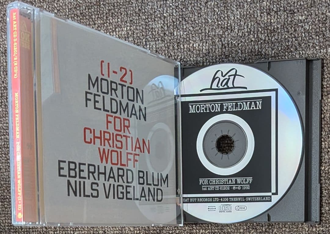 モートン・フェルドマン: フォー・クリスチャン・ウルフ⭐️3CD