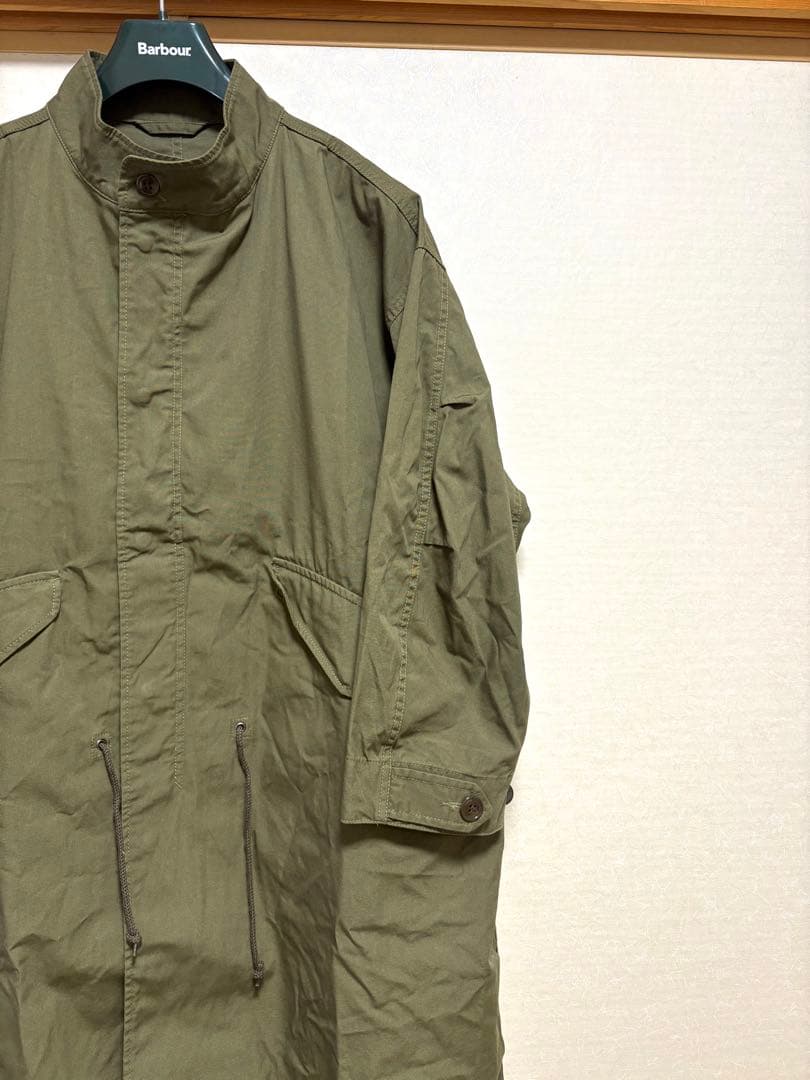 ARMY TWILLフィッシュテール コート