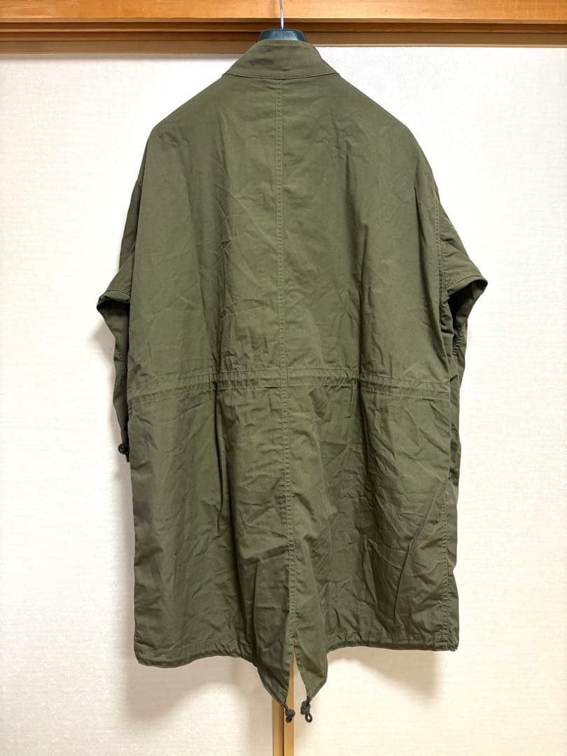 ARMY TWILLフィッシュテール コート
