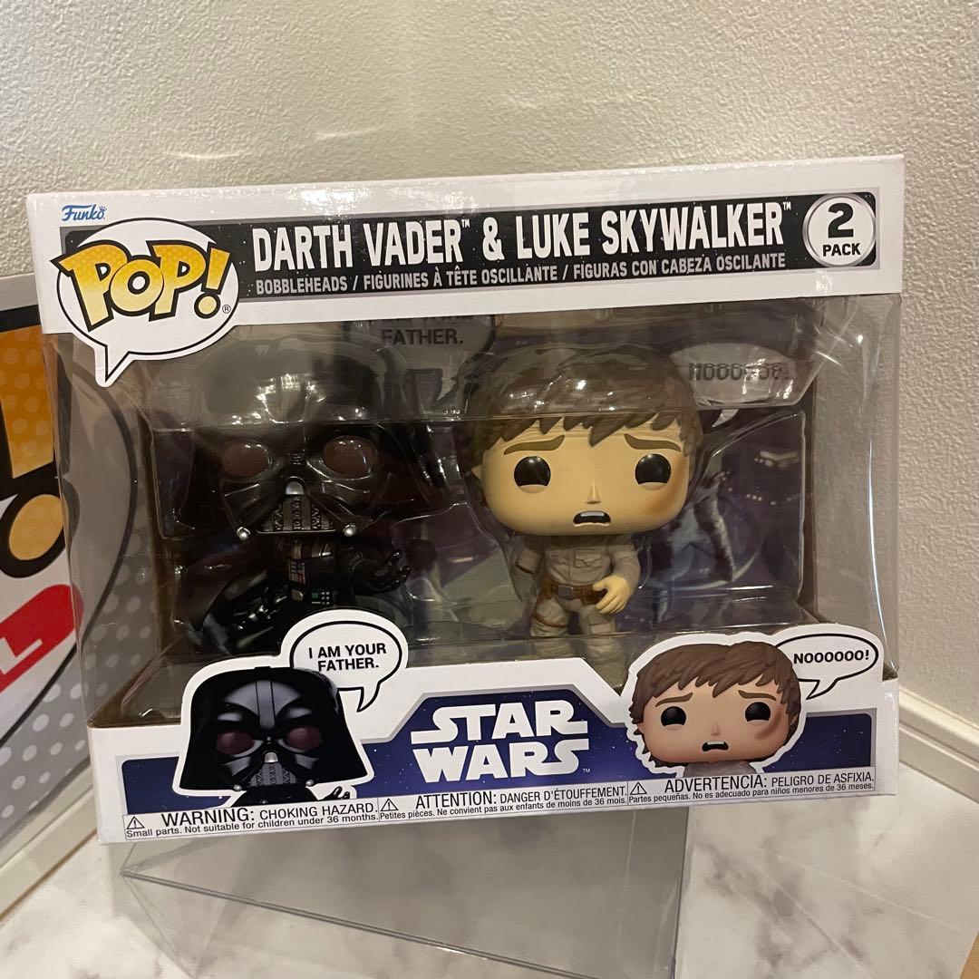 FUNKO POP! スターウォーズ　ダースベイダー&ルーク　2pack版