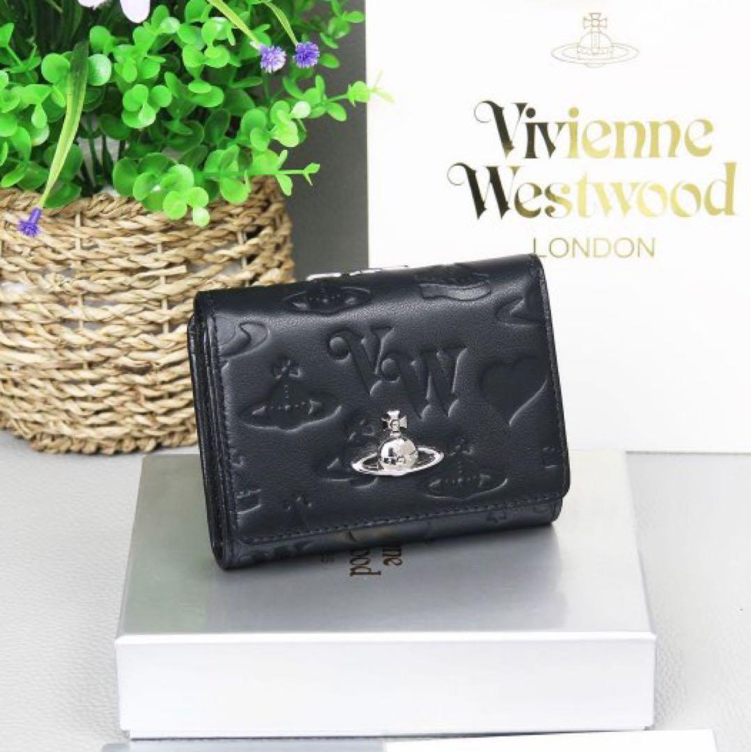 Vivienne Westwood ヴィヴィアン 三つ折り財布 レザー“