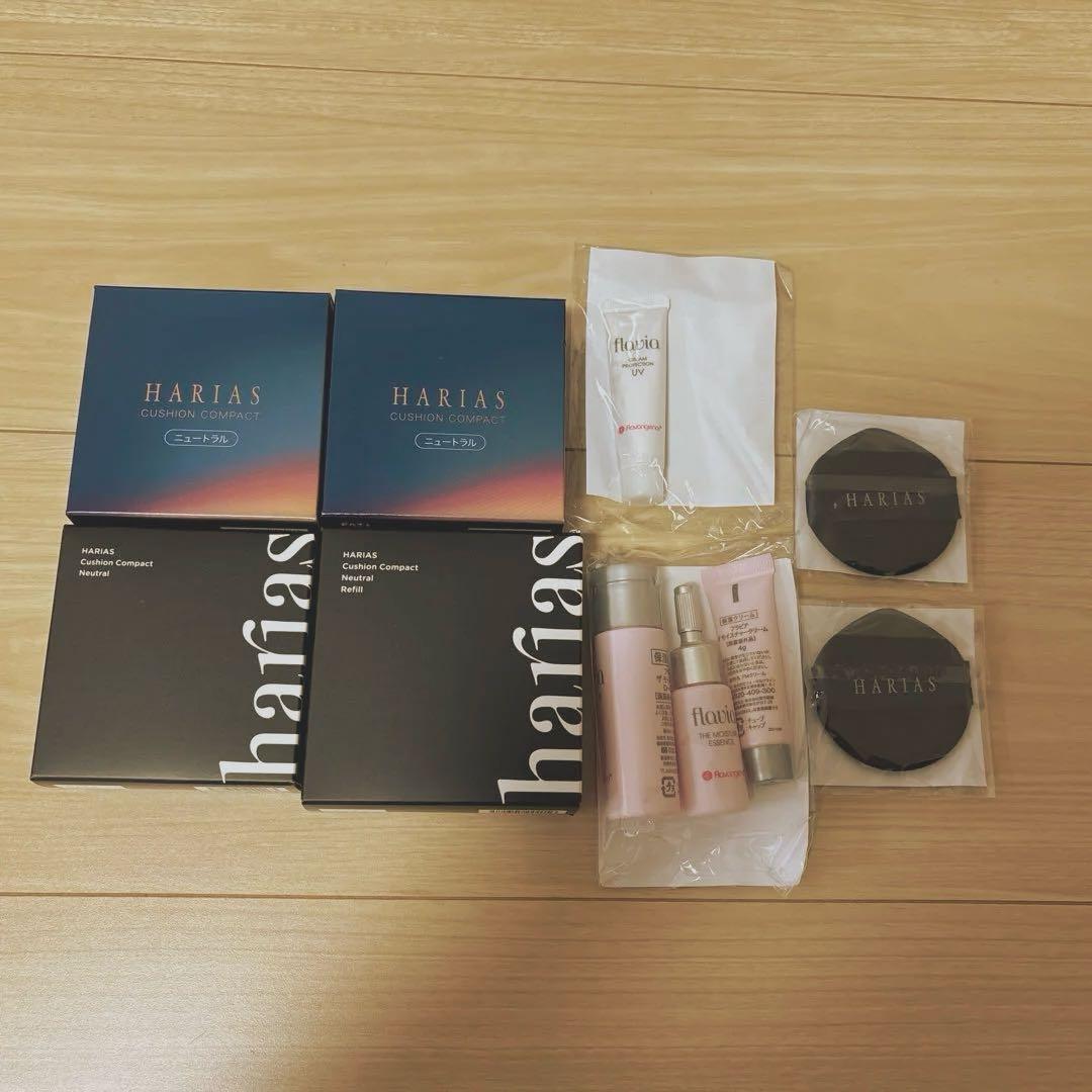 n*ん様 【新品4点　おまけ付き】HARIAS クッションファンデーション ニュ