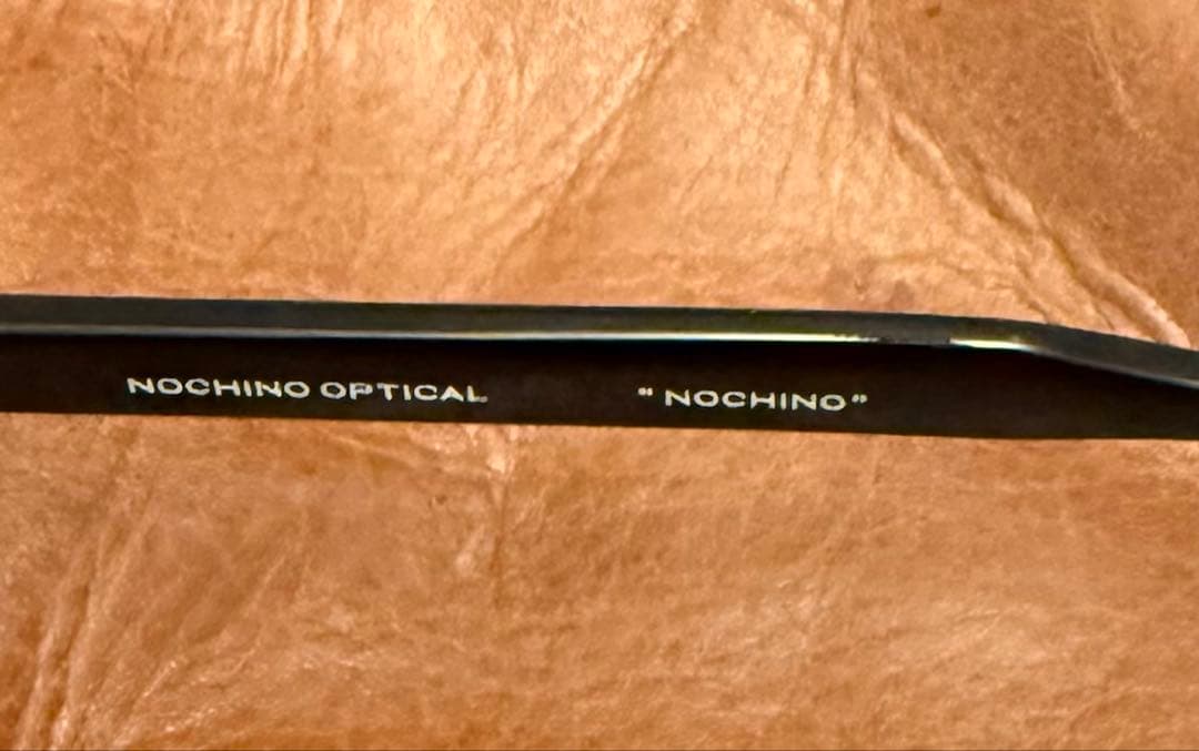 美品 NOCHINO OPTICAL ノチノオプティカル ブラック OVY