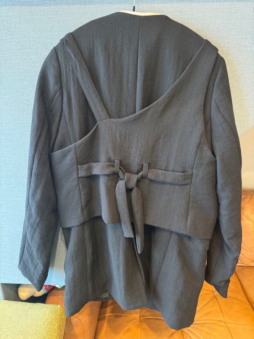 エイミーロウ　ビスチェレイヤードパイピングジャケットセット