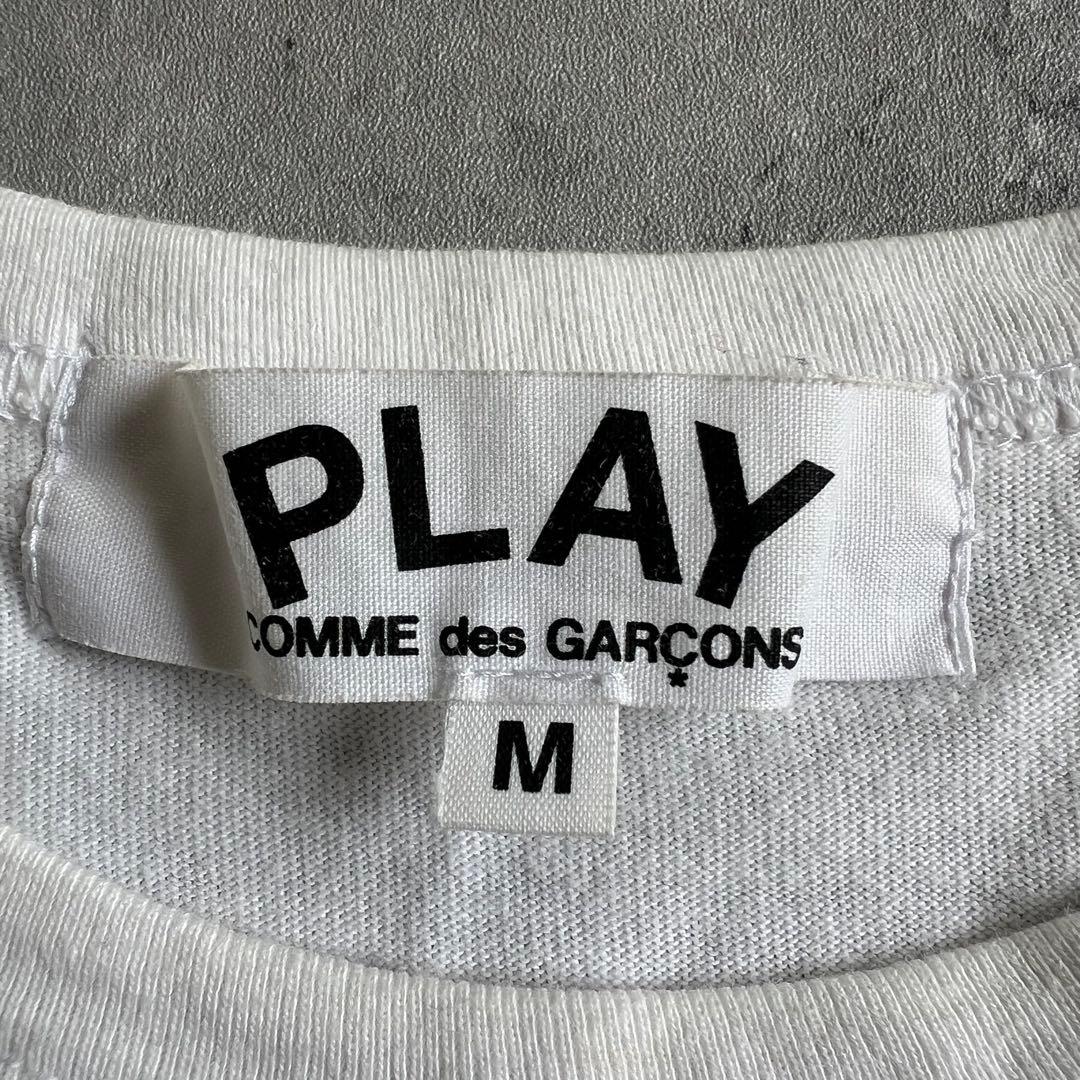 17/18シーズン　プレイコムデギャルソン　ワッペン＆プリント　S/S TEE