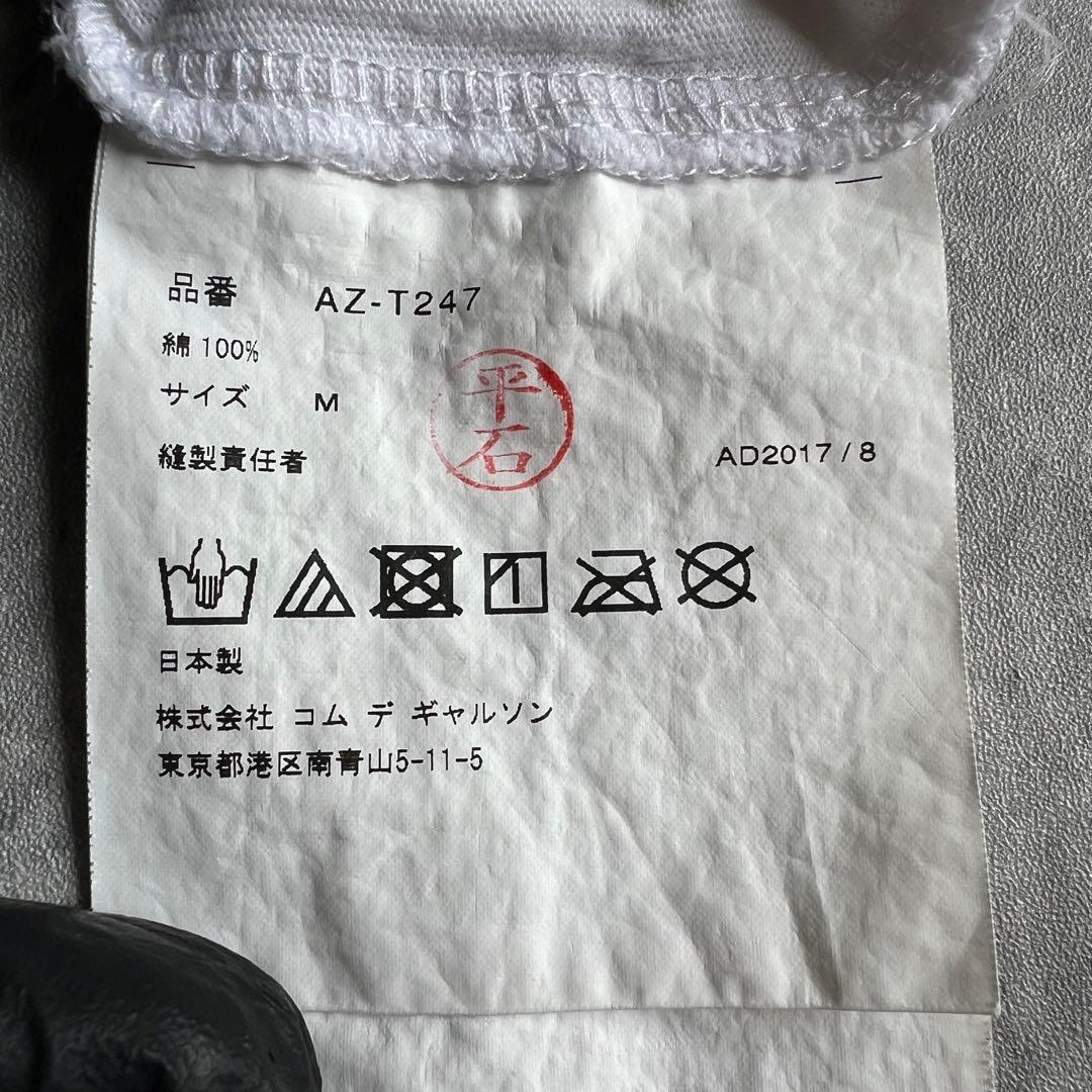 17/18シーズン　プレイコムデギャルソン　ワッペン＆プリント　S/S TEE