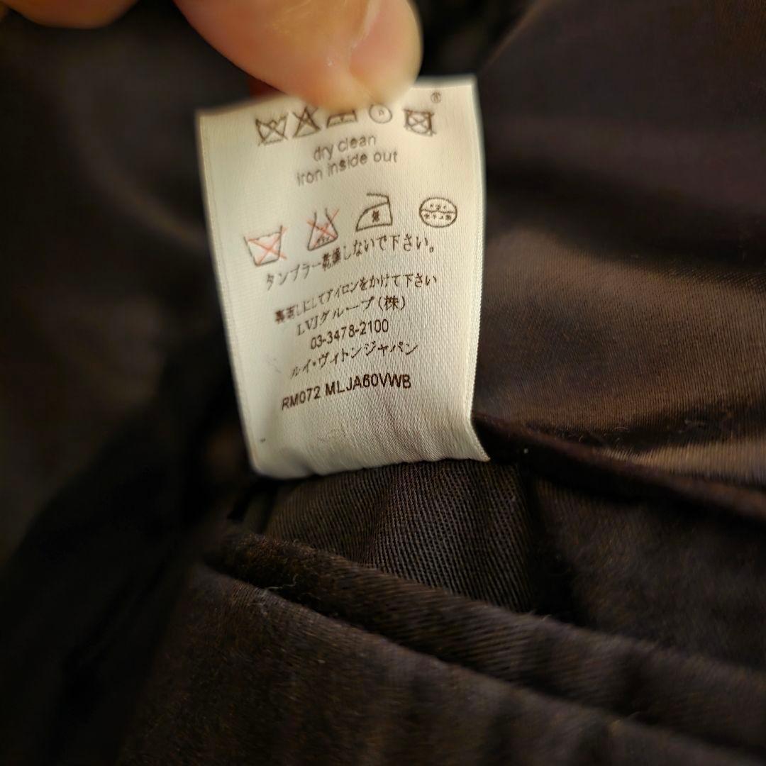 ア*ん様 LOUIS VUITTON テーラードジャケット ブラック　52 ＸＬ