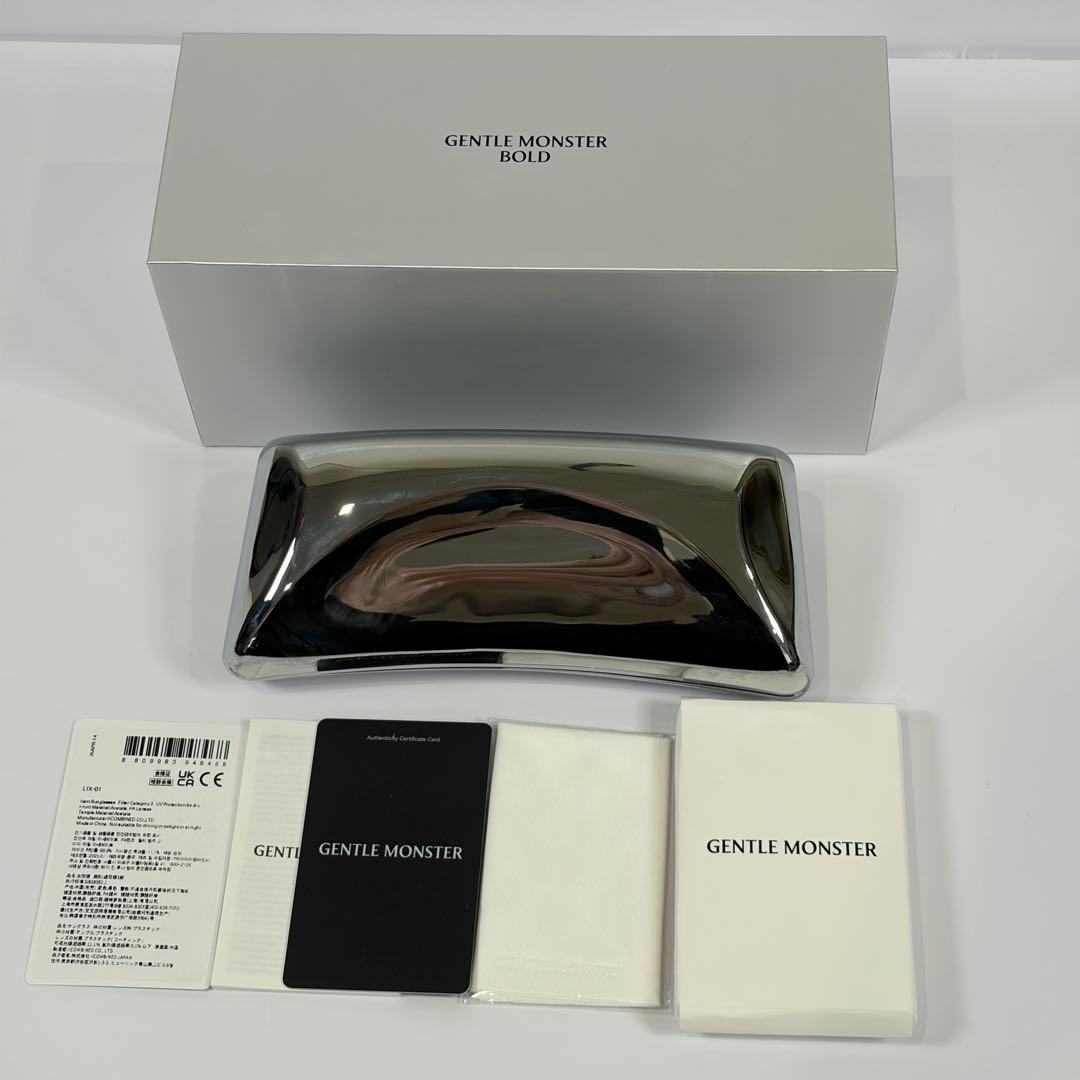 新品同様/現行 ジェントルモンスター LIX 01 2025年モデル 付属品完備