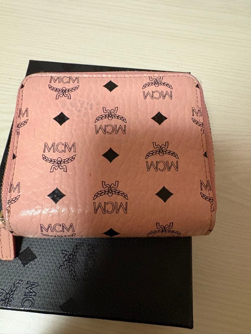 ☺︎︎おとさん専用☺︎︎MCM 二つ折り財布 ソフトピンク