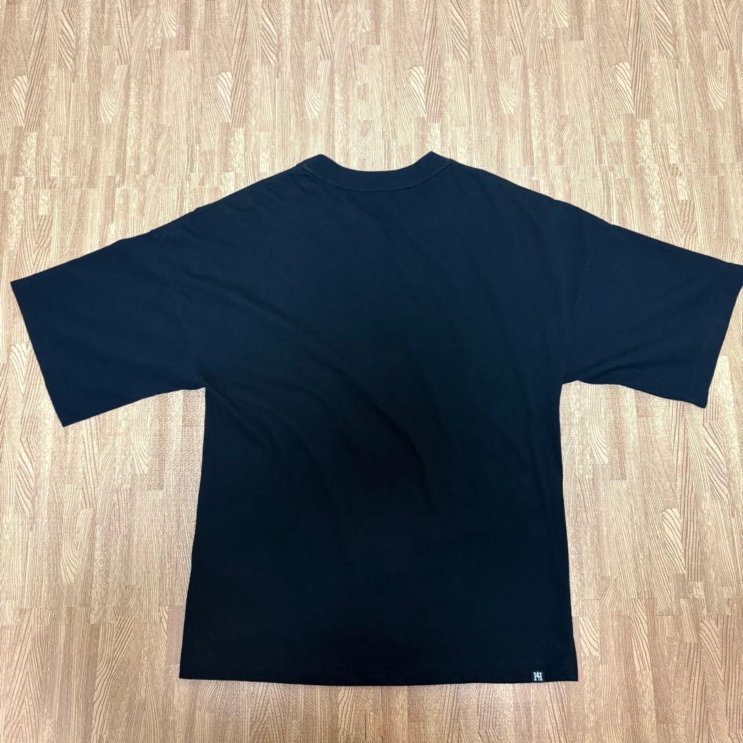 ヒステリックグラマー ヒスガール ビッグプリント Tシャツ 半袖 ブラック