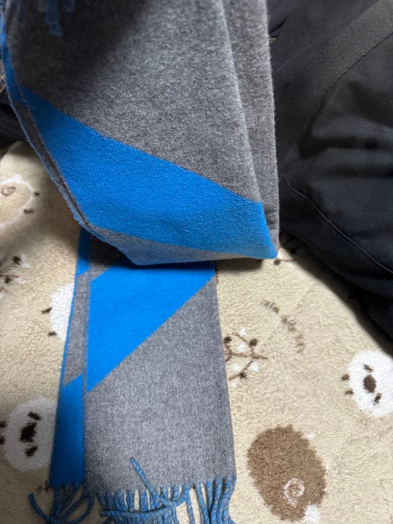 HERMES エルメス　カシミヤ　マフラー　カザック