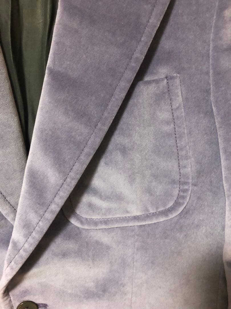 トムフォード期YVES SAINT LAURENTパープルベルベットジャケット