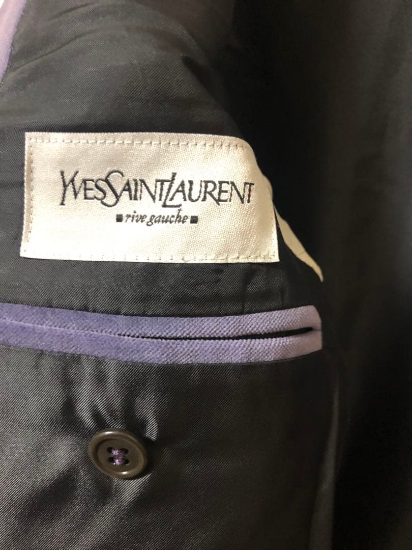 トムフォード期YVES SAINT LAURENTパープルベルベットジャケット