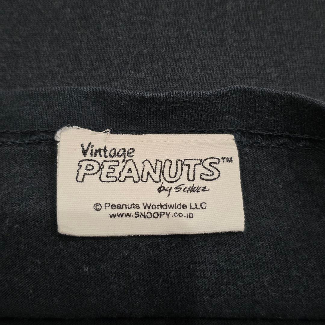 ナンバーナイン　スヌーピー　Tシャツ　2　ブラック　ピーナッツ　コラボ