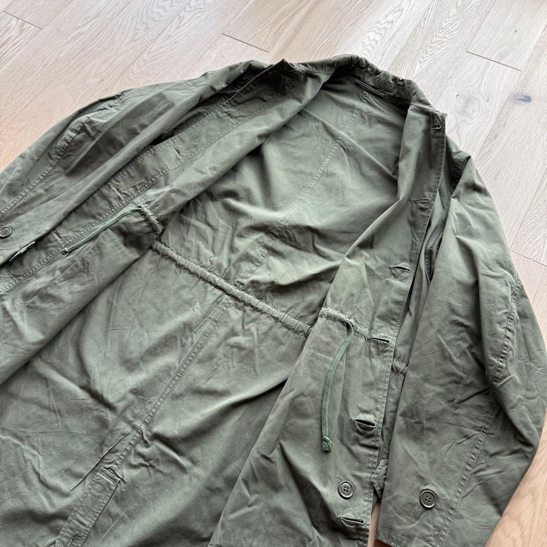 ノルウェー軍 フィールド コート ミリタリー ロングコート オリーブ