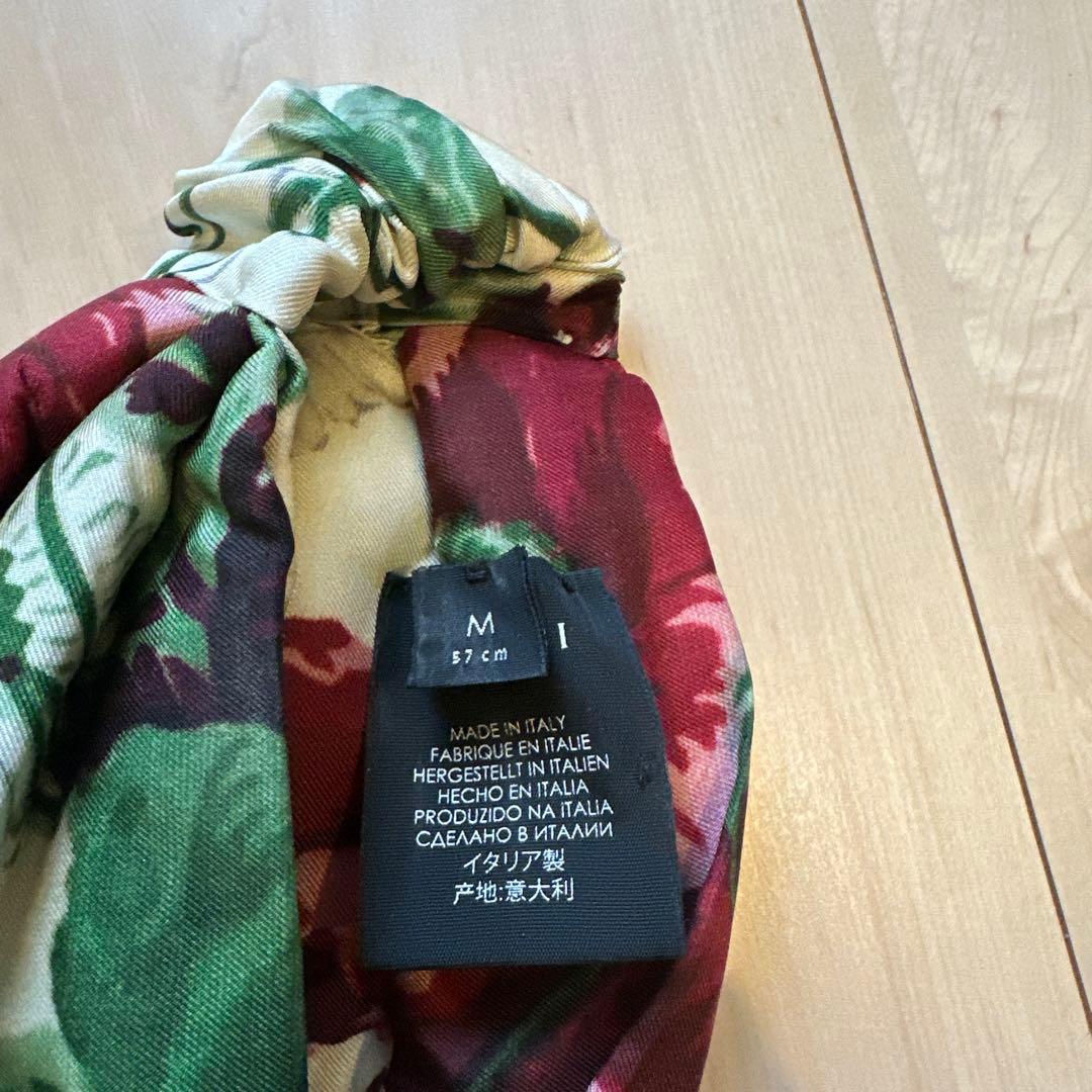 GUCCI 花柄ツイストヘアバンド