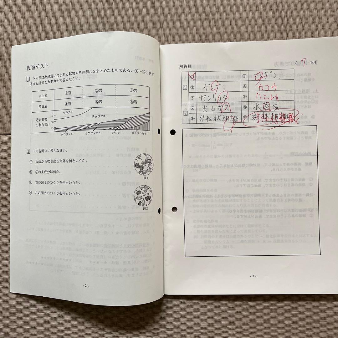 MAIN SAPIX他 中1 理科