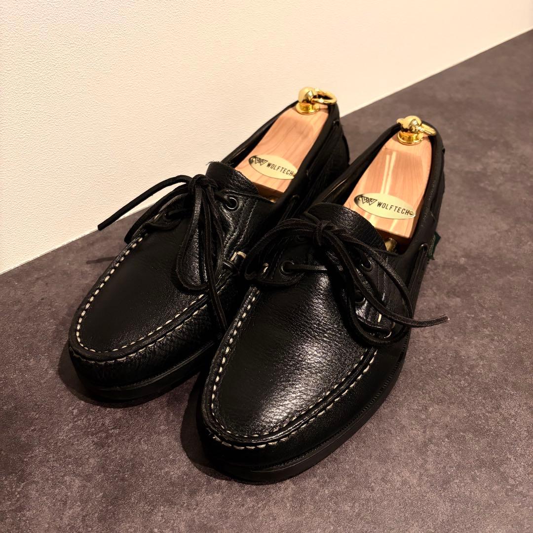 靴 Paraboot BARTH BLACK UK6