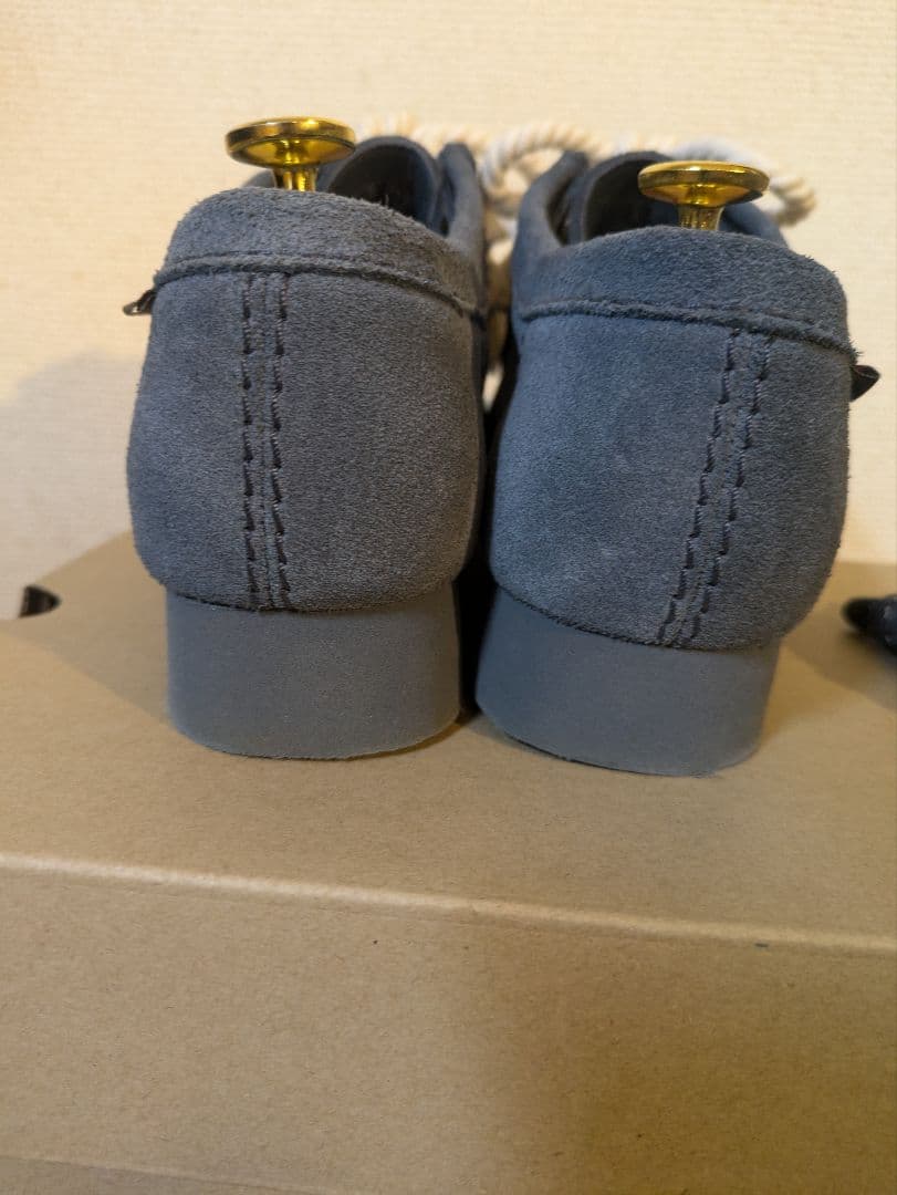 Clarks クラークス ワラビーGTX ブルーグレー UK7 カスタム品