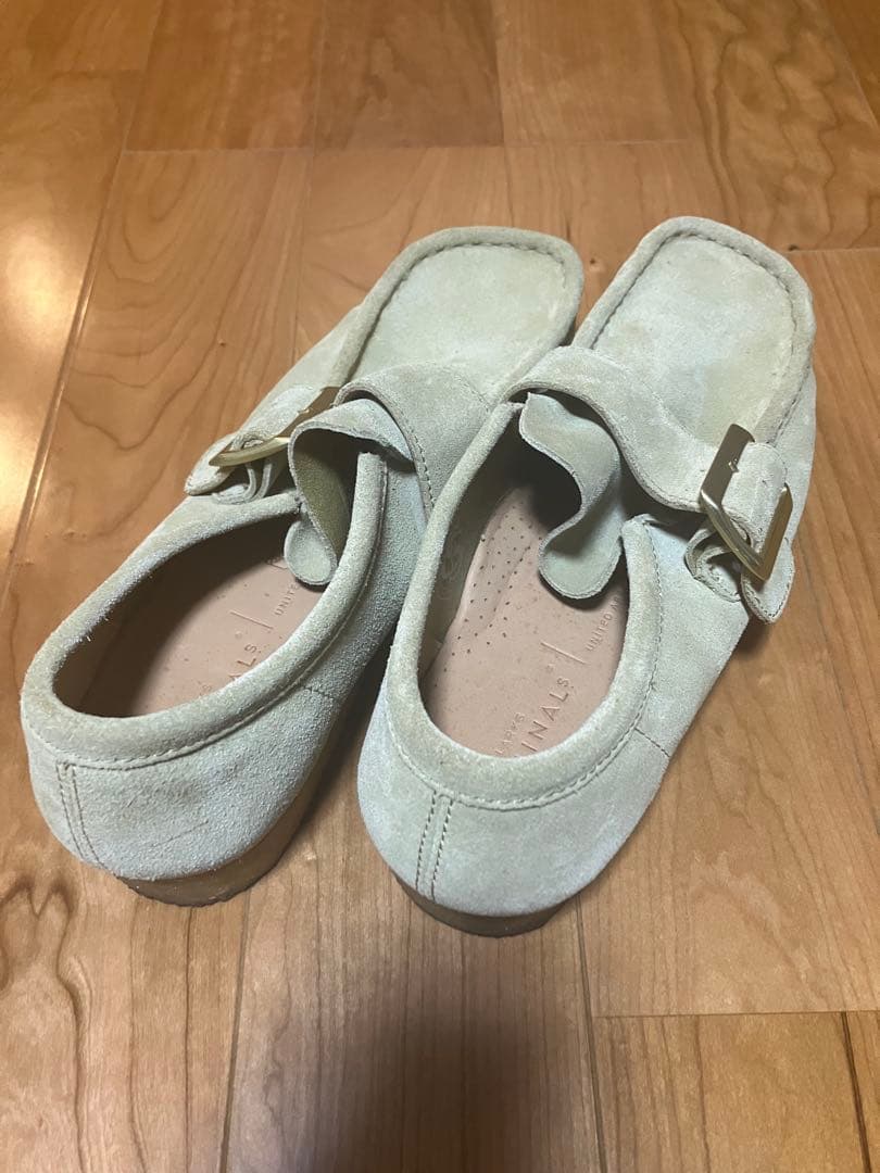 ユナイテッドアローズ別注 クラークス ワラビー モンク clarks