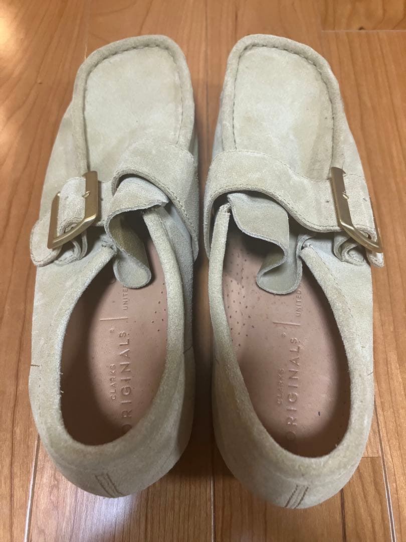 ユナイテッドアローズ別注 クラークス ワラビー モンク clarks