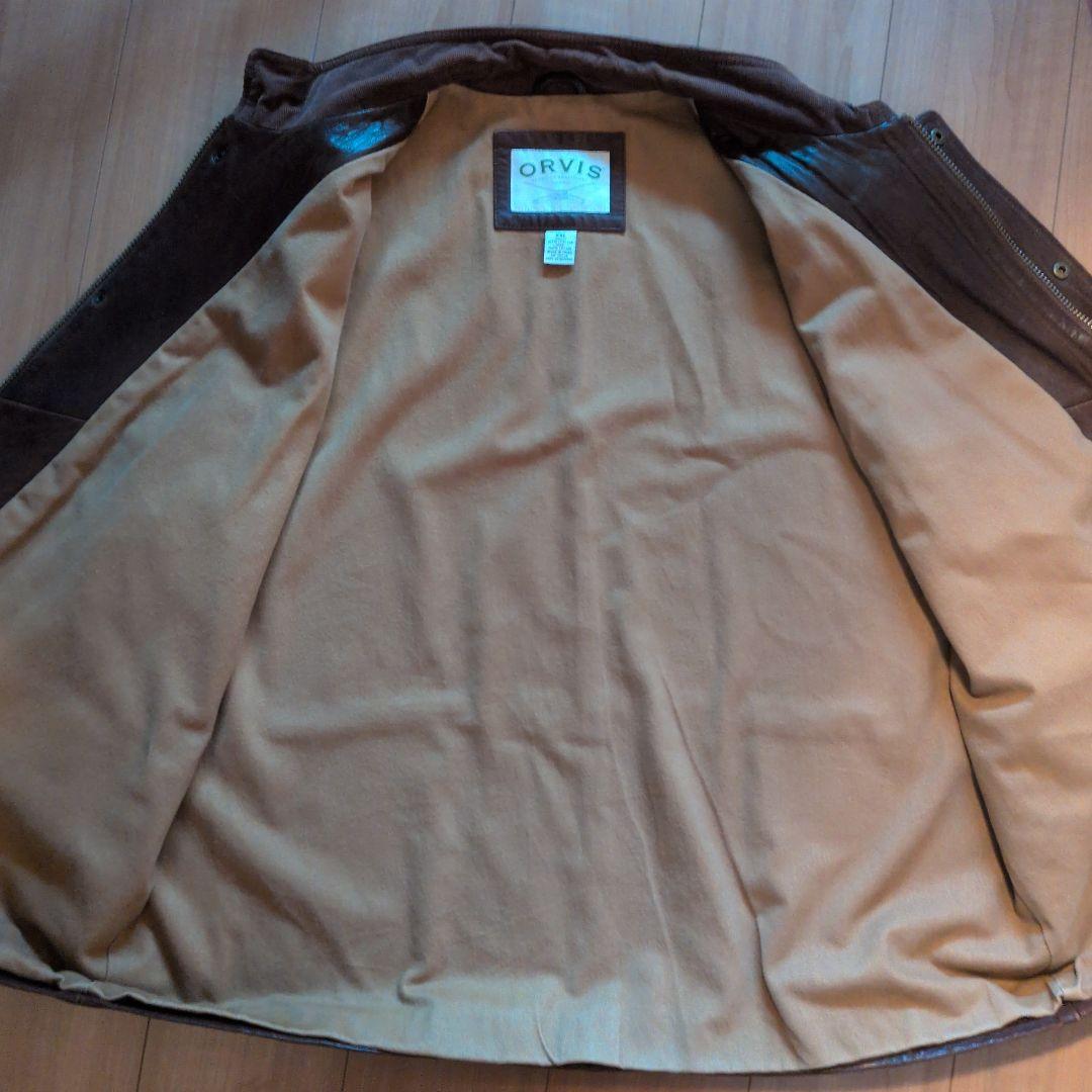 【希少】90s ORVIS レザーベスト XXL