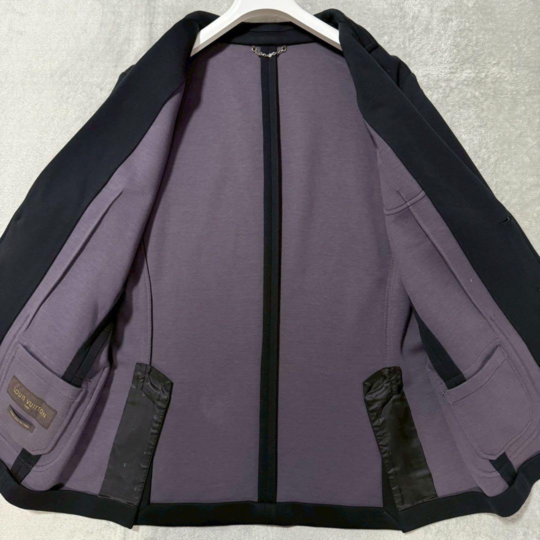 LOUIS VUITTON ルイヴィトン テーラードジャケット サイズ56 黒