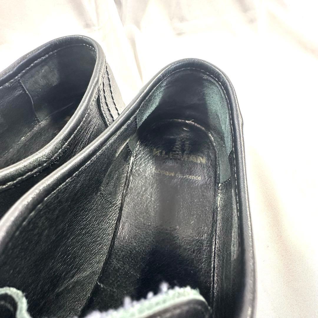 KLEMAN PADROR ブラックレザーモカシン サイズ41